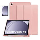 Case + Mica Para Galaxy Tab A11 8.7 X130 X133 Estuche Rosa 1