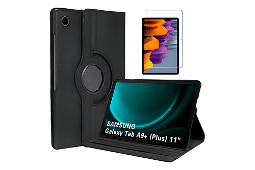 Mica + Case Giratorio Para Galaxy Tab A11 Plus X230 Estuche