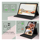 Mica + Case Giratorio Para Galaxy Tab A11 Plus X230 Estuche 3