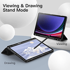 Case + Mica Para Galaxy Tab A11 8.7 X130 Con Portalápiz 10