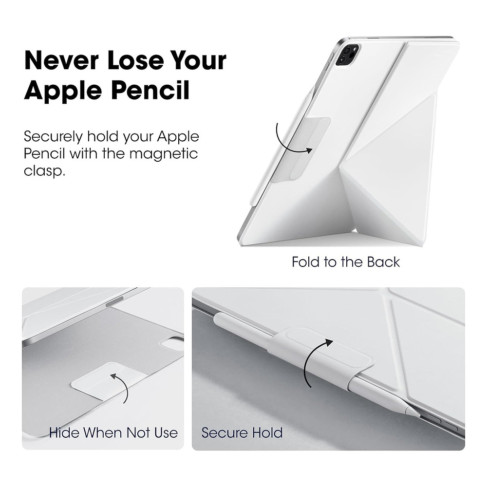 Case Benks Urban Mag Para Ipad Pro 11 M5 A3357 A3358 Blanco 3