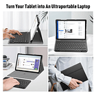 Case Con Teclado Fintie Para Galaxy Tab A11 Plus X230 X236 9