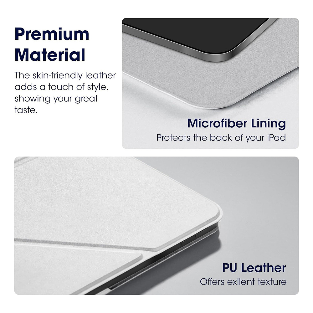 Case Benks Urban Mag Para Ipad Pro 11 M5 A3357 A3358 Blanco 4