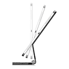 Teclado Magnético Para Ipad Pro 13 M5 2025 Negro A3360 A3361 4