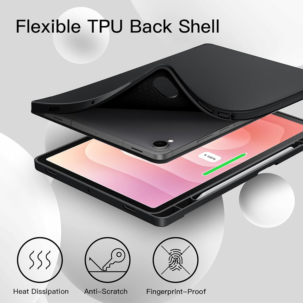 Funda Case Para Galaxy Tab S11 X730 X736 (2025) Negro 6