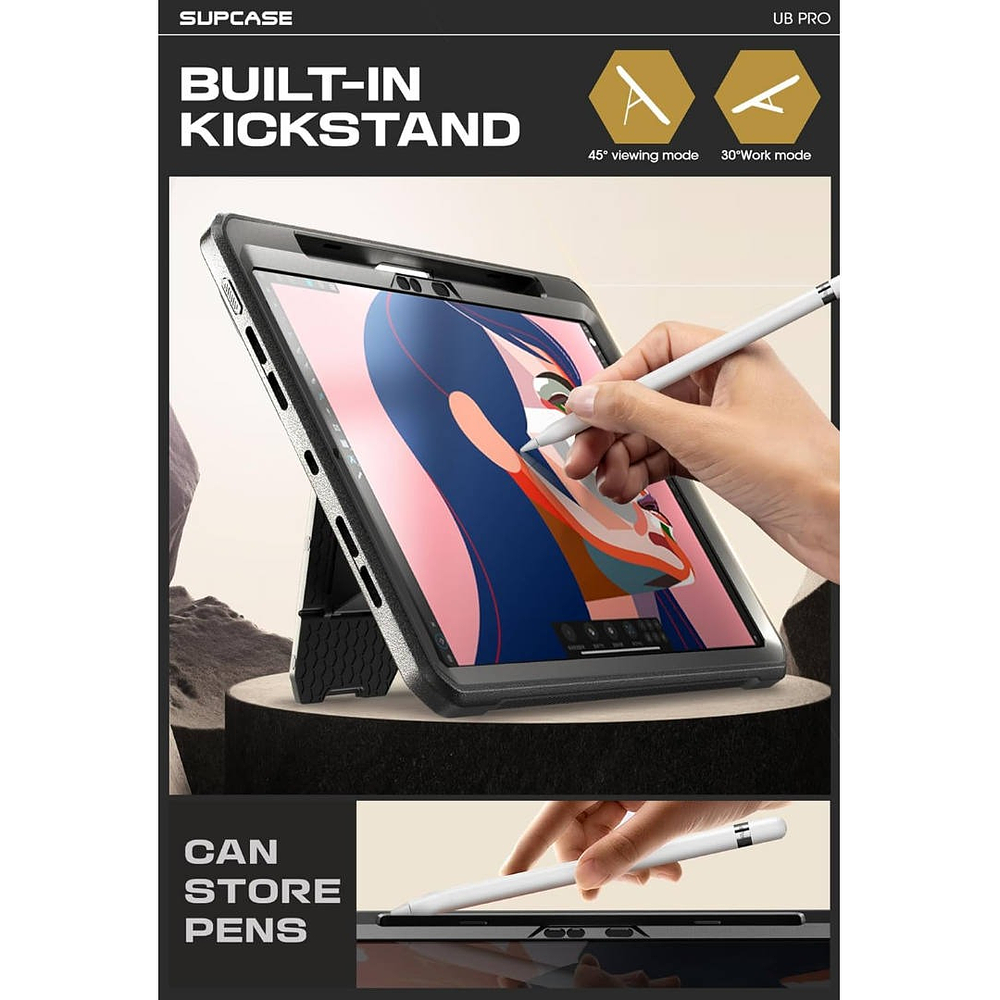 Case Supcase 360° Para Ipad Pro 13 M5 (2025) A3360 A3361 3
