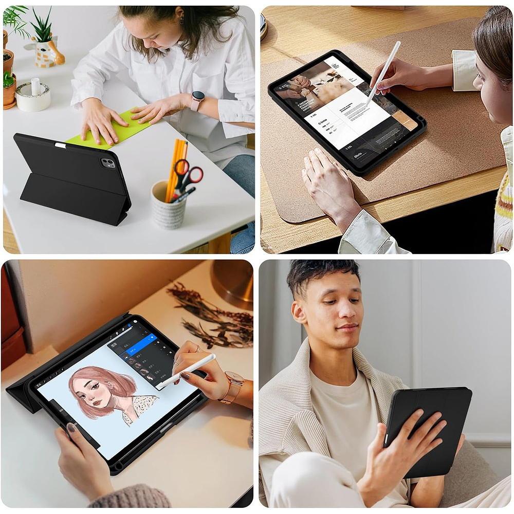 Funda Case Para Ipad Pro 11 M5 (2025) 5gen Negro A3357 A3358 6