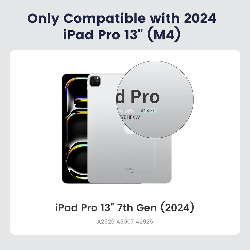 Case Benks Urban Mag Para Ipad Pro 13 M5 A3360 A3361 Blanco 2