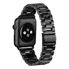 Correa D Acero Platinum Para Apple Watch Serie 11 42mm Negro 1
