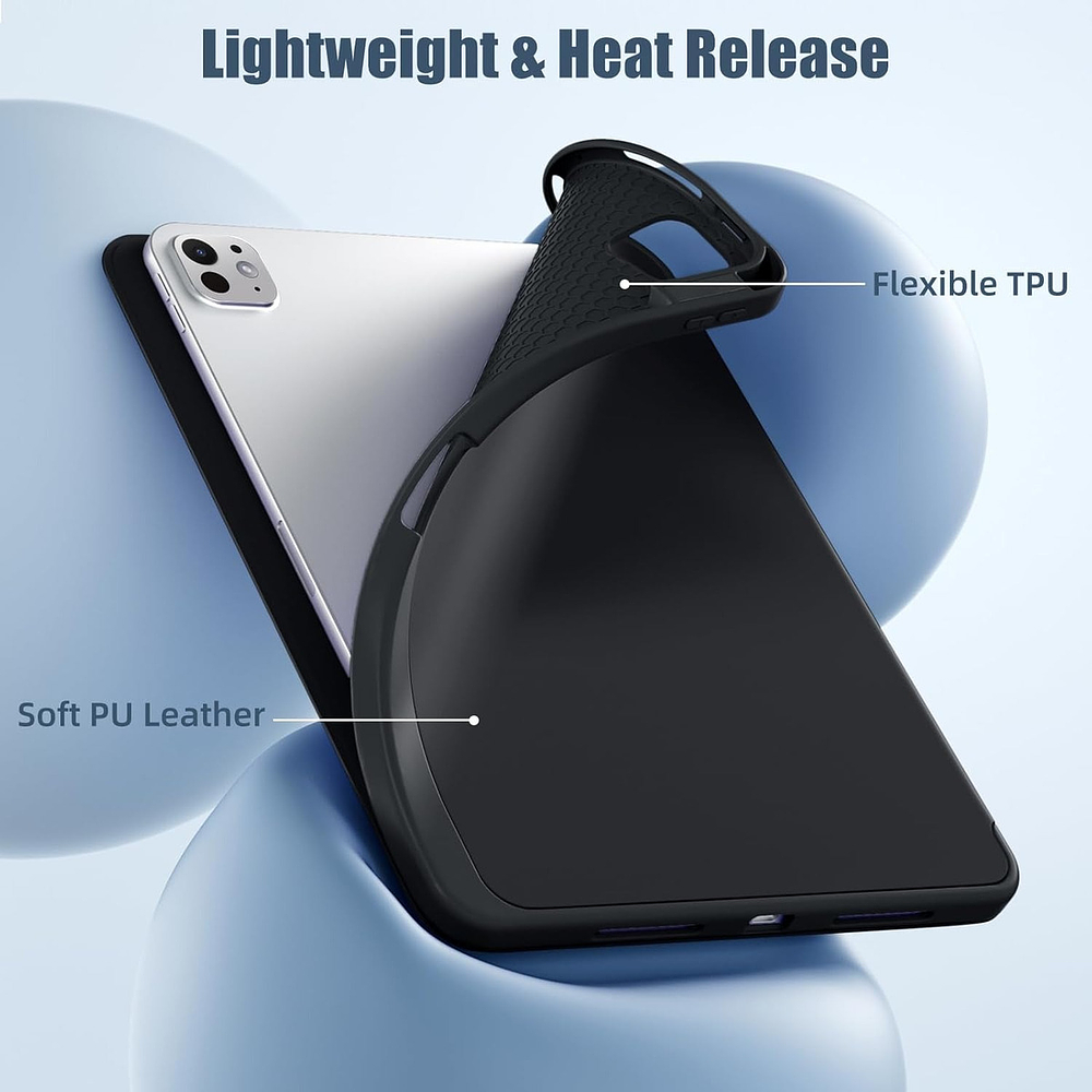 Funda Case Para Ipad Pro 11 M5 (2025) 5gen Negro A3357 A3358 9