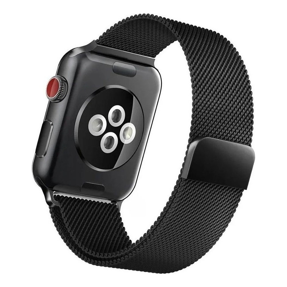 Correa De Acero X-doria Para Apple Watch Serie 11 46mm Negro 1