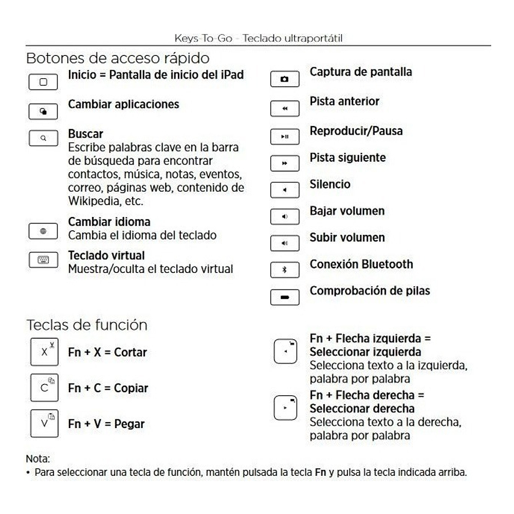 Teclado Logitech Keys To Go Para Ipad Pro 11 M5 A3357 A3358 2