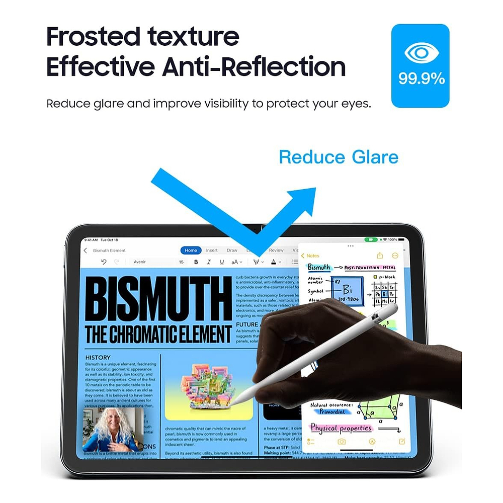 Mica Mate Tipo Papel Benks Para Ipad Pro 13 M5 (2025) A3360 A3361 5