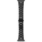 Correa D Acero Platinum Para Apple Watch Serie 11 42mm Negro 4