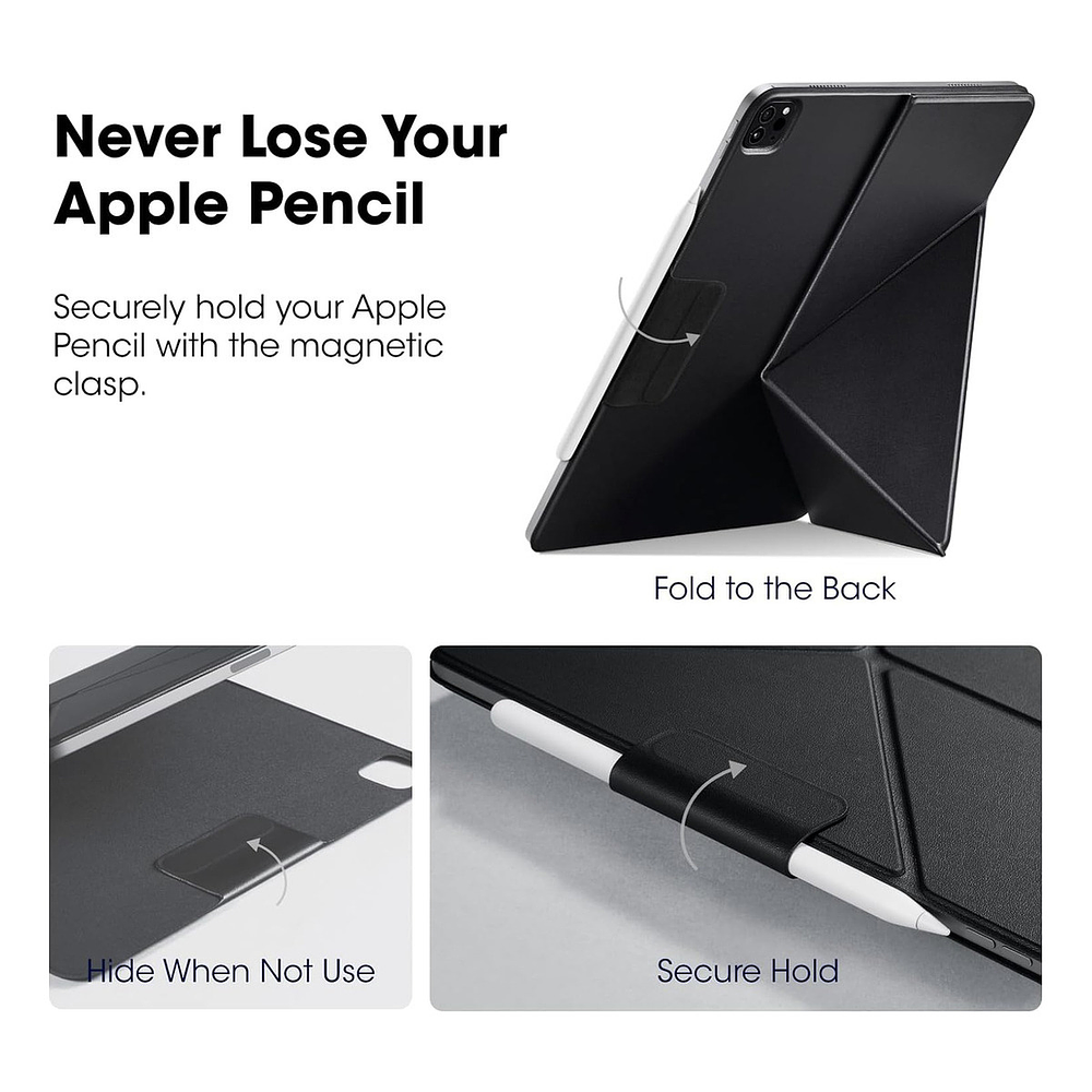 Case Benks Urban Mag Para Ipad Pro 13 M5 A3360 A3361 Negro 6