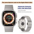 Correa Acero Inoxidable Para Apple Watch Serie 11 46mm Flat 2