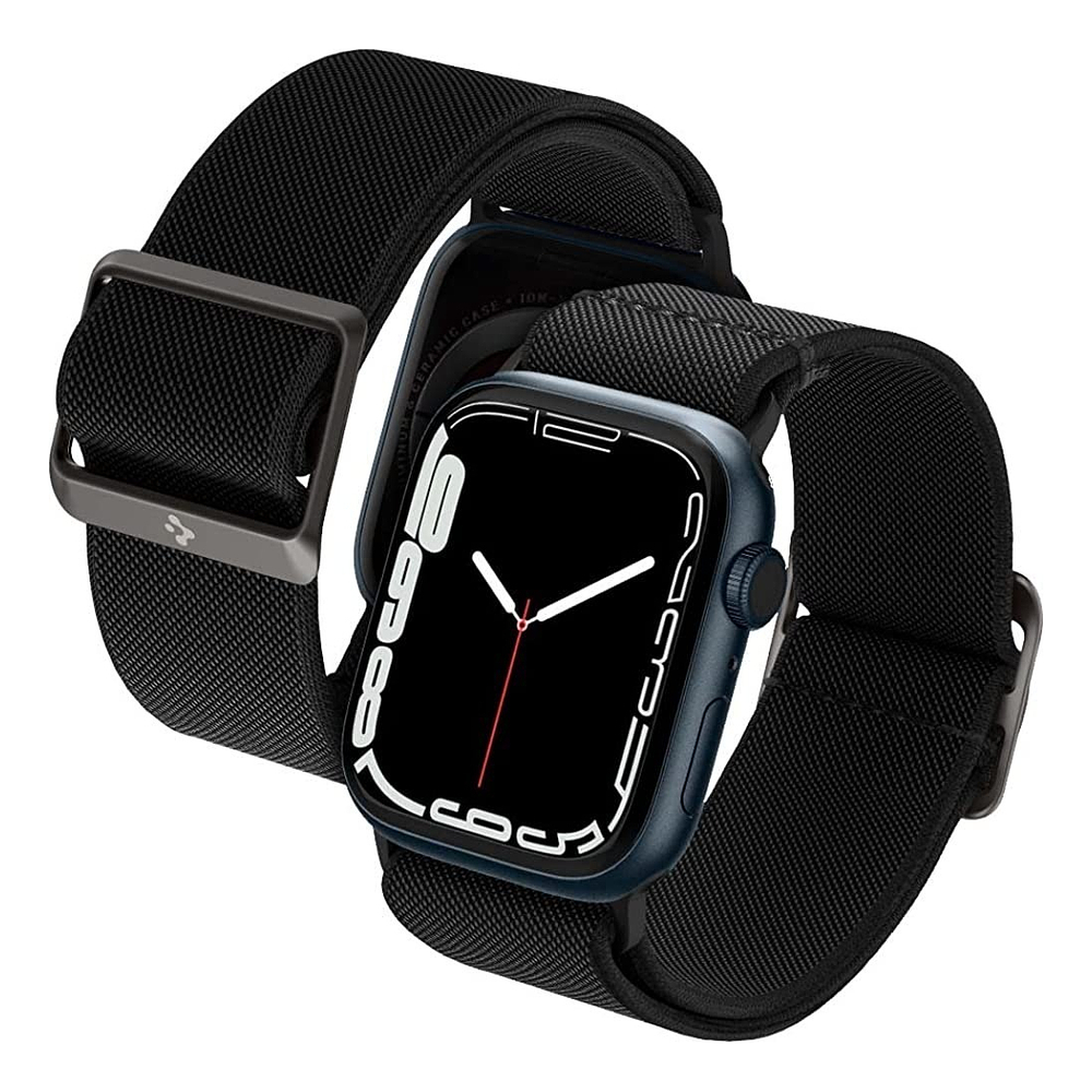 Correa De Nylon Spigen Para Apple Watch Serie 11 46mm Negro 3