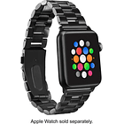Correa D Acero Platinum Para Apple Watch Serie 11 42mm Negro 5