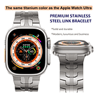 Correa Acero Inoxidable Para Apple Watch Serie 11 46mm Iron 2