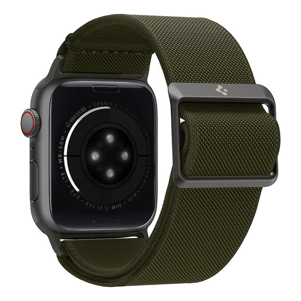 Correa De Nylon Spigen Para Apple Watch Serie 11 46mm Khaki 1
