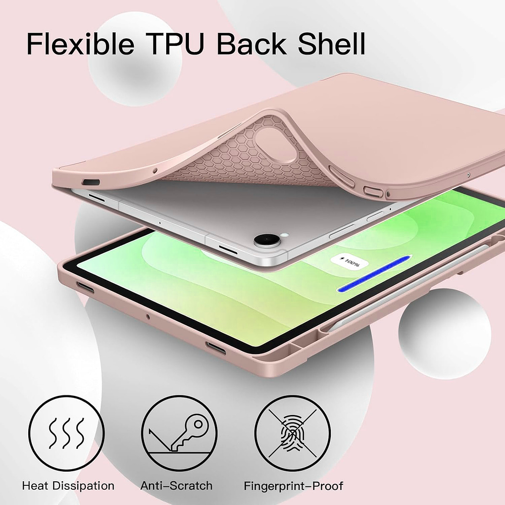 Funda Case Para Galaxy Tab S11 X730 X736 (2025) Rose 5