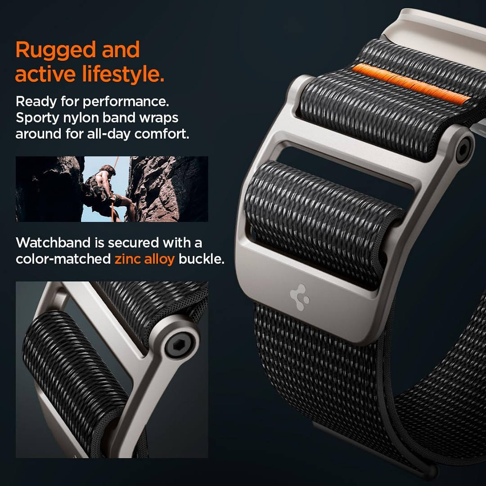 Correa Spigen Durapro Flex Ultra Para Apple Watch 11 46mm Ng 4