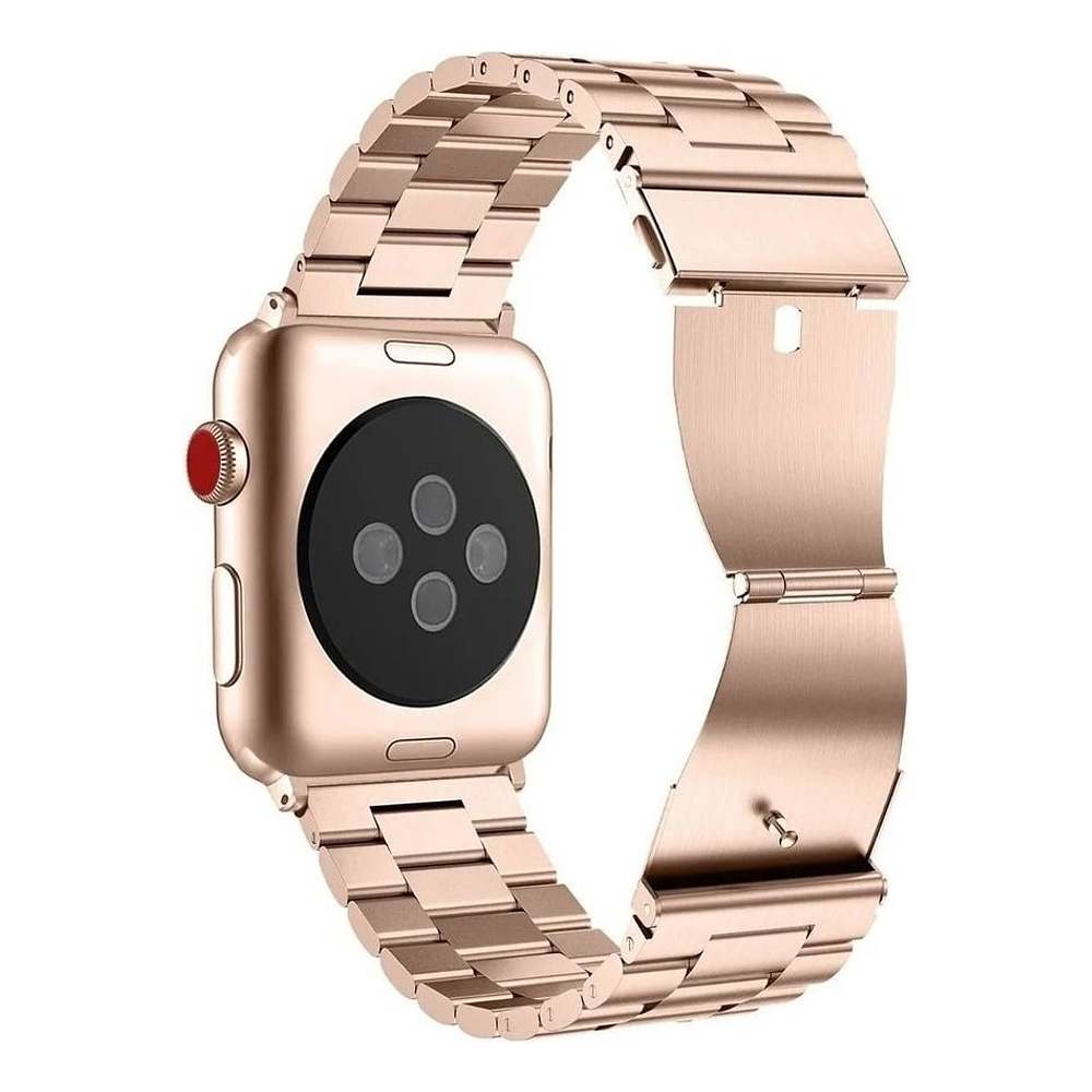 Correa De Acero Fintie Para Apple Watch Serie 11 46mm Bronce 2