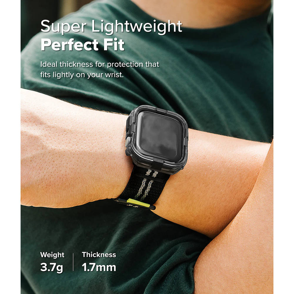 Case Ringke Fusion Bumper Para Apple Watch 11 46mm Black 2