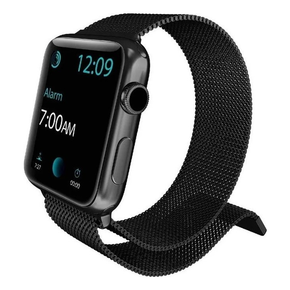 Correa De Acero X-doria Para Apple Watch Serie 11 46mm Negro 8
