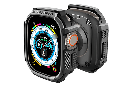 Case Spigen Rugged Armor Para Apple Watch Ultra 3ra Gen 49mm