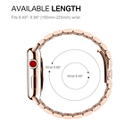 Correa De Acero Fintie Para Apple Watch Serie 11 46mm Bronce 4