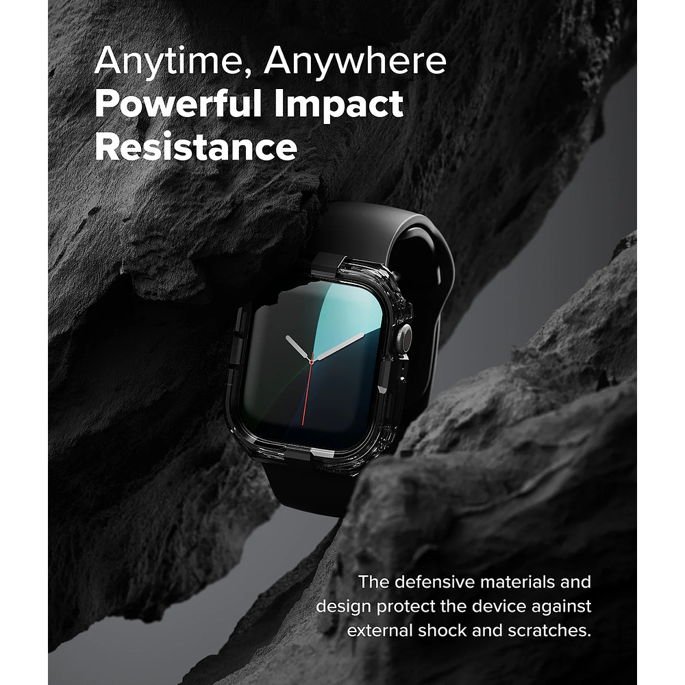 Case Ringke Fusion Bumper Para Apple Watch 11 46mm Black 4