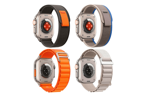 Correa De Nylon Para Apple Watch Serie 11 46mm 4-pack 