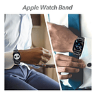 Correa De Acero Fintie Para Apple Watch Serie 11 46mm Negro 5