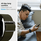 Correa De Nylon Spigen Para Apple Watch Serie 11 46mm Khaki 6