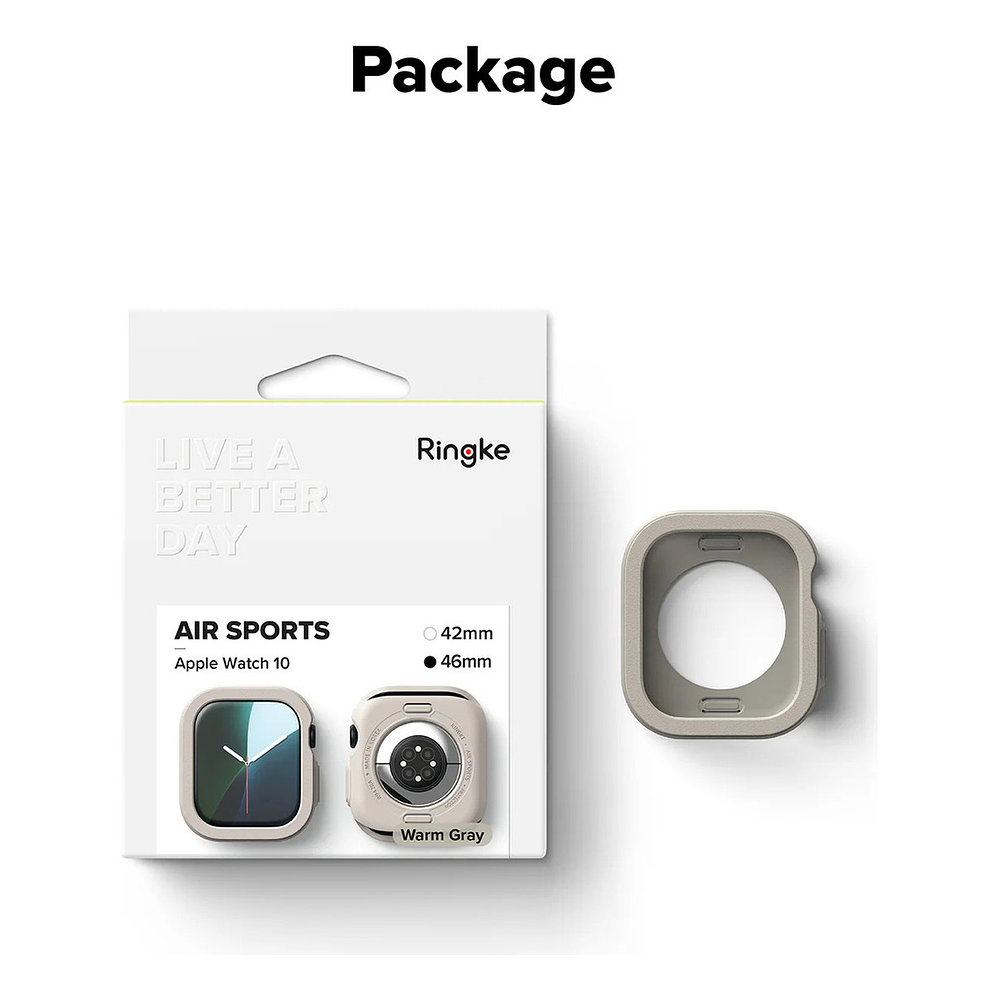 Case Ringke Air Para Apple Watch Serie 11 46mm Gray 9
