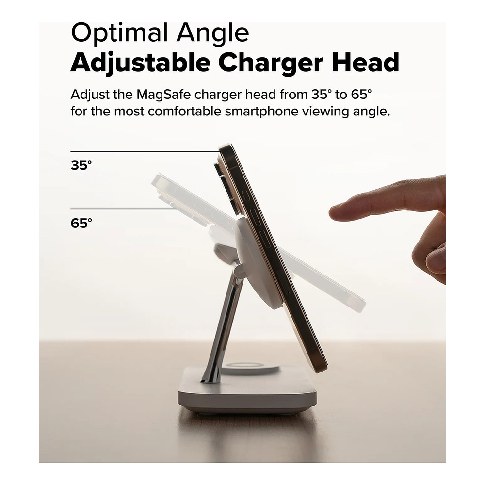 Ringke Cargador 3en1 Magsafe Para Apple Watch S 11 42mm 46mm 5