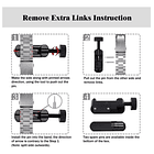 Correa De Acero Fintie Para Apple Watch Serie 11 46mm Bronce 9