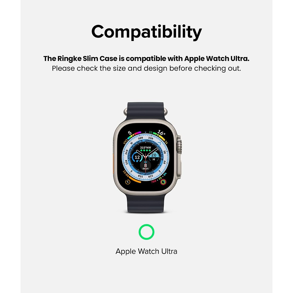 Case Ringke Slim Para Apple Watch Ultra 3ra Gen 49mm 2pack 4