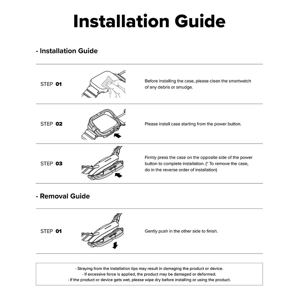 Case Ringke Fusion Bumper Para Apple Watch 11 46mm Black 10