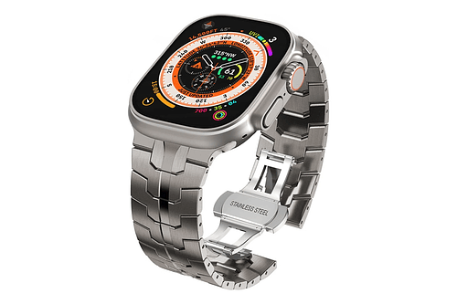 Correa De Acero Para Apple Watch Ultra 3ra Gen 49mm Iron