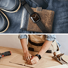 Correa Spigen Retro Fit Band Para Apple Watch 11 46mm Negro 5