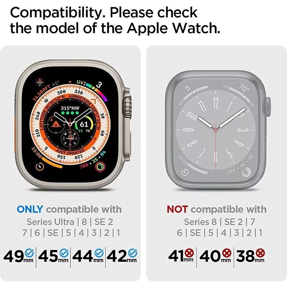 Correa D Nylon Spigen Para Apple Watch Ultra 3ra Gen 49mm Kh 2