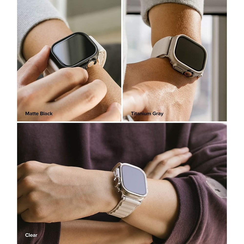 Case Ringke Slim 2-pack Para Apple Watch Ultra 3ra Gen 49mm 9
