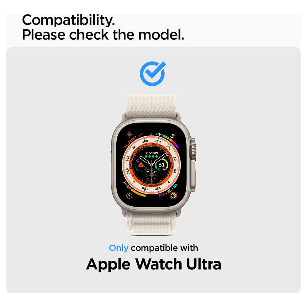 Mica Glass Spigen Para Apple Watch Ultra 3ra Gen 49mm 2pcs 6