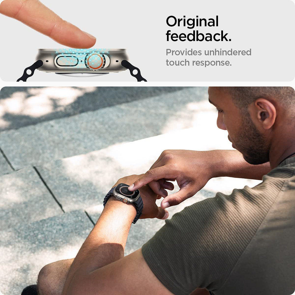 Mica Glass Spigen Para Apple Watch Ultra 3ra Gen 49mm 2pcs 7