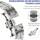 Correa De Acero Para Apple Watch Ultra 3ra Gen 49mm Iron 4