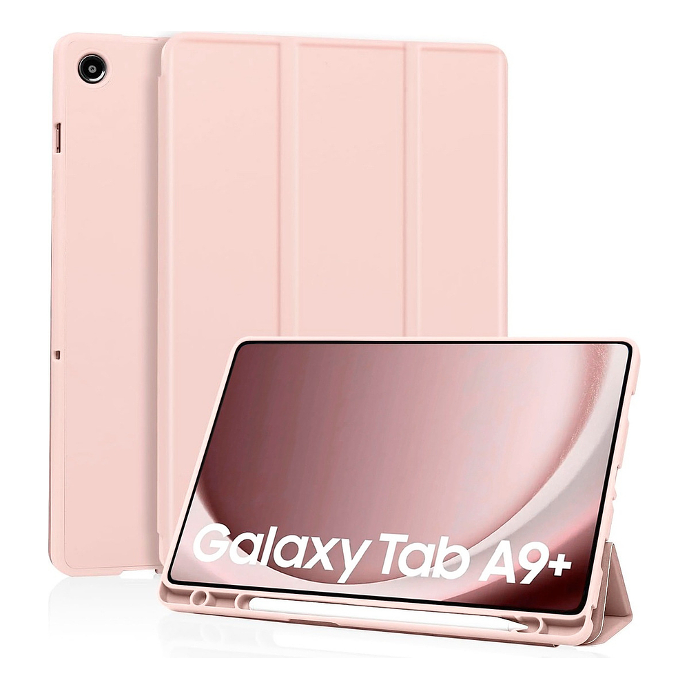 Case Funda Estuche Para Galaxy Tab A11 Plus X230 X236 Rosa 1