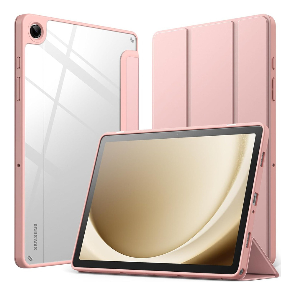 Smart Case Moko Para Galaxy Tab A11 Plus X230 X236 Rosa 1
