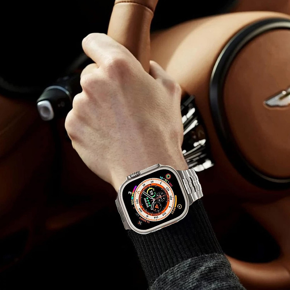 Correa De Acero Para Apple Watch Ultra 3ra Gen 49mm Iron 8